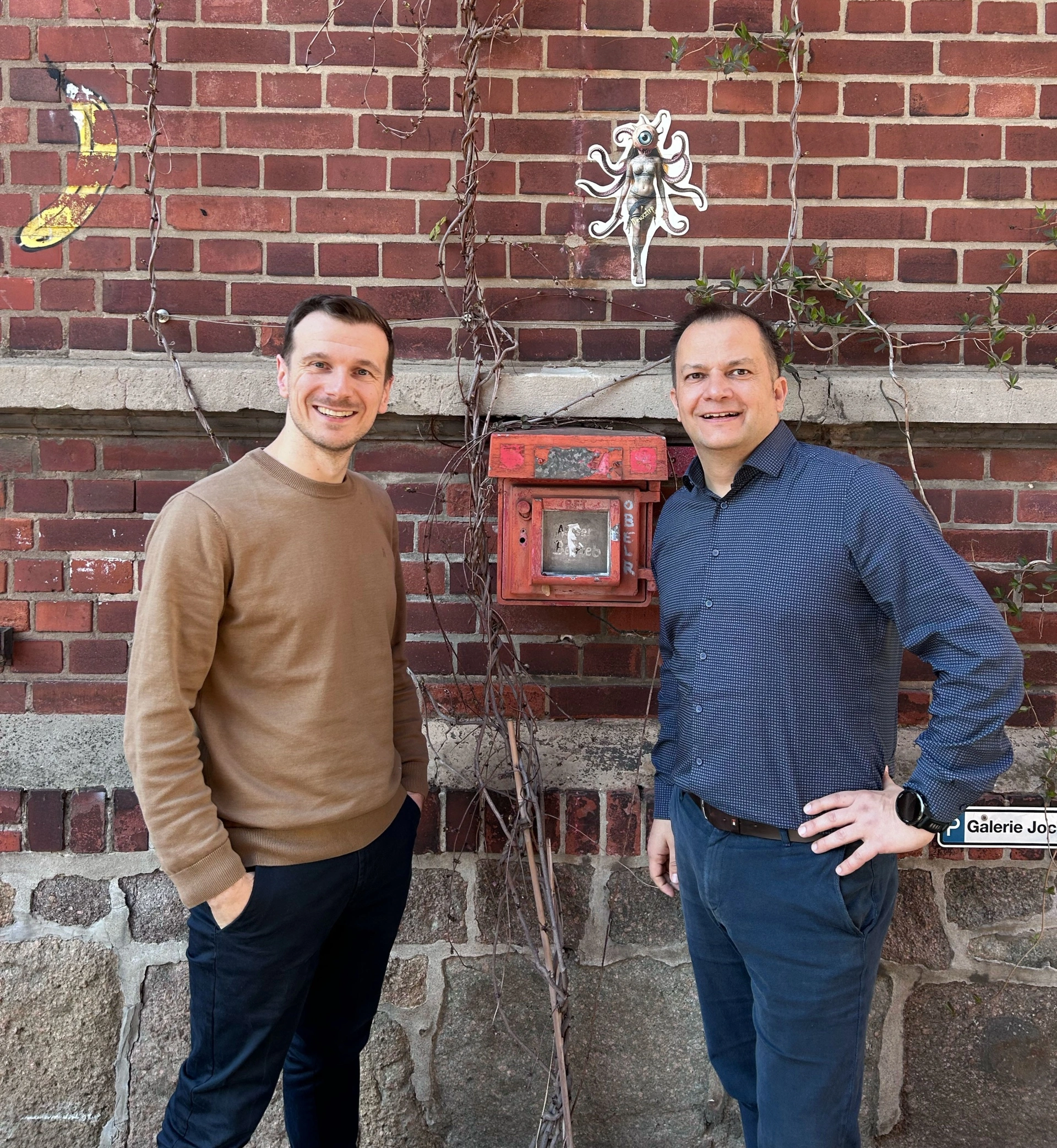 Eric Weber und Jörn Jacobs im Gespräch