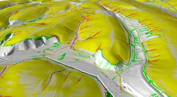 3D-Modell zur Erosionsprognose
