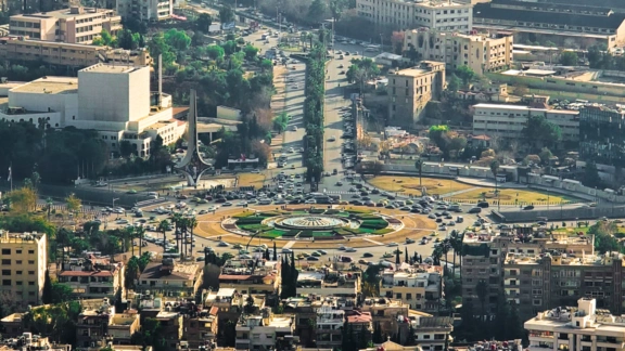 Luftaufnahme Damaskus