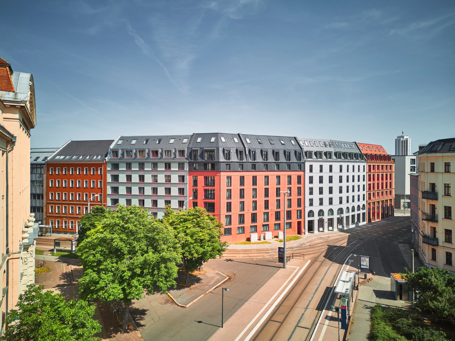 Das Studentenwohnheim Lumis in Leipzig ist eines der realisierten Großprojekte.