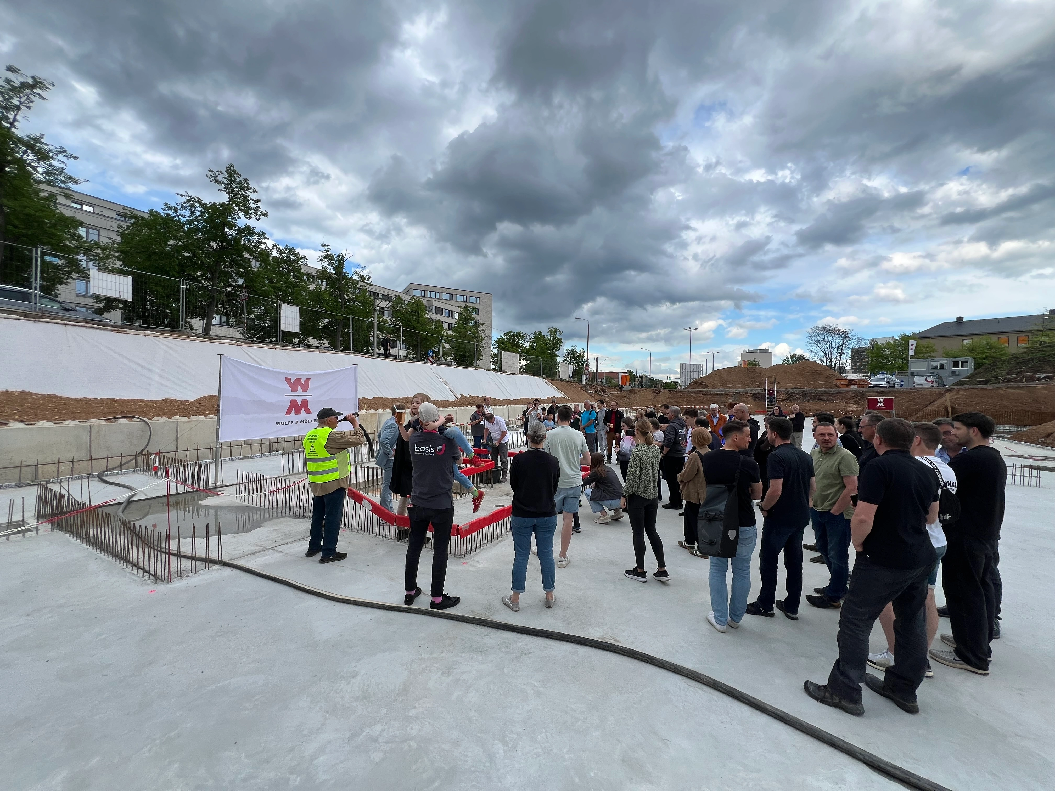 Großer Andrang bei der Gurndsteinlegugn am 6. Mai 2026