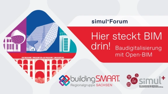 Banner Gemeinschaftsveranstaltung Gemeinschaftsveranstaltung building SMART und simul⁺ InnovationHub 