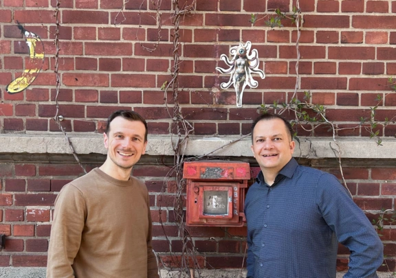 Eric Weber und Jörn Jacobs im Gespräch