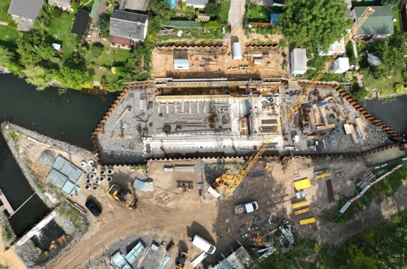 Luftbild Wehr Lehnigskberg